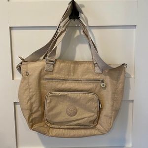 Kipling Large Beige Tote